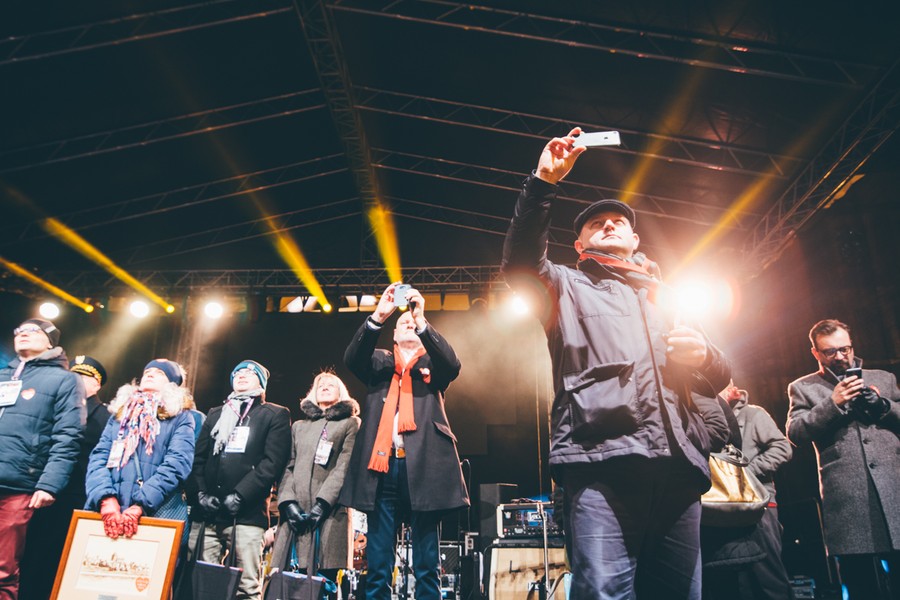 Finał Wielkiej Orkiestry Świątecznej Pomocy w Toruniu, fot. Łukasz Piecyk