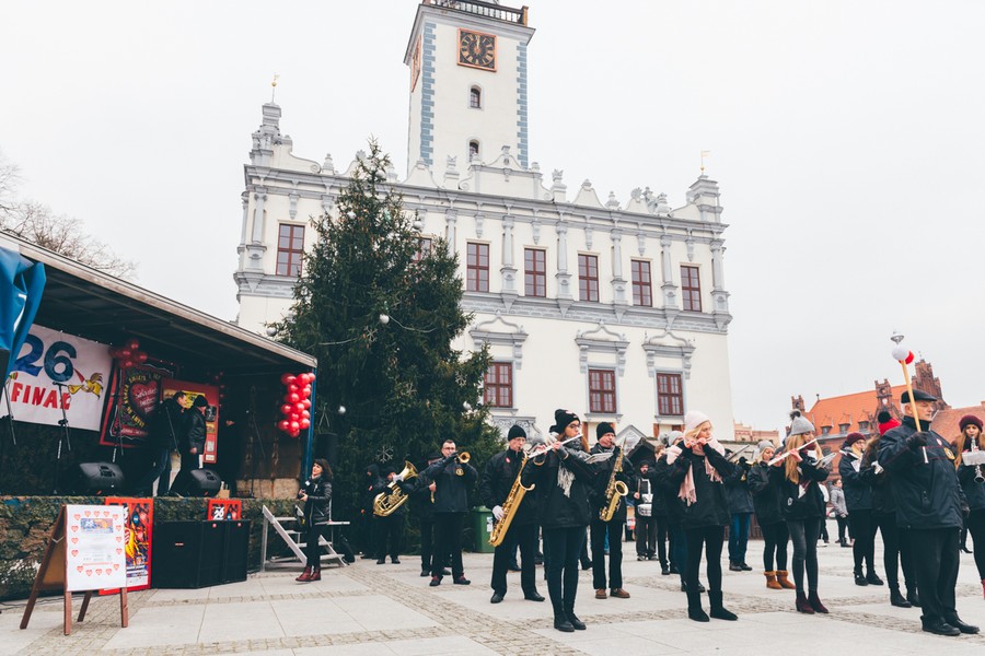 Finał Wielkiej Orkiestry Świątecznej Pomocy w Chełmnie, fot. Łukasz Piecyk