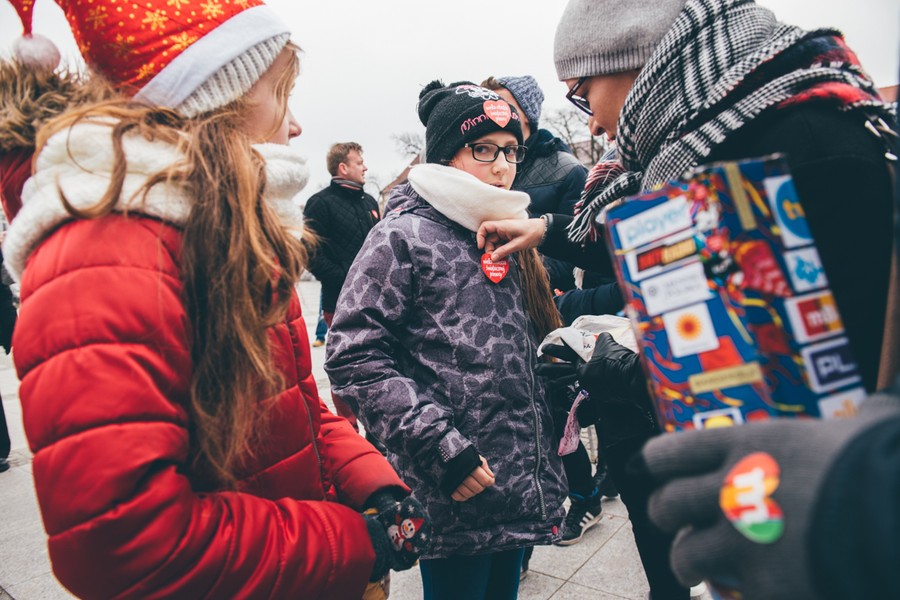 Finał Wielkiej Orkiestry Świątecznej Pomocy w Chełmnie, fot. Łukasz Piecyk