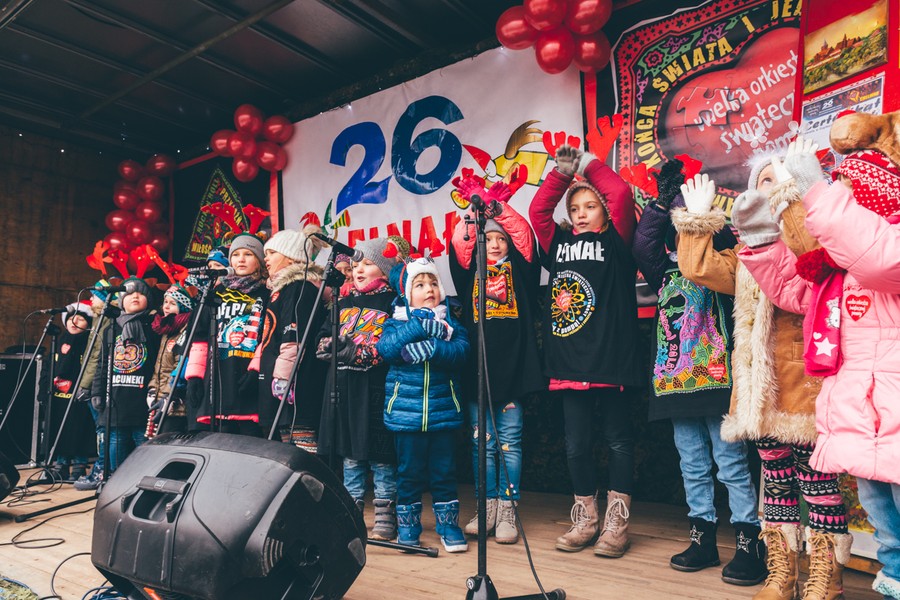Finał Wielkiej Orkiestry Świątecznej Pomocy w Chełmnie, fot. Łukasz Piecyk
