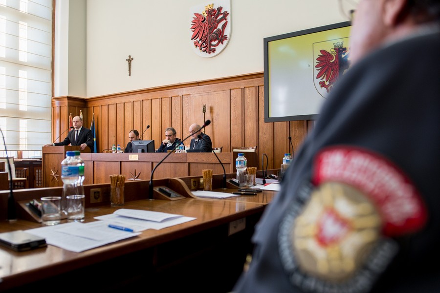 Sesja sejmiku województwa 5 lutego 2018; fot. Łukasz Piecyk dla UMWKP