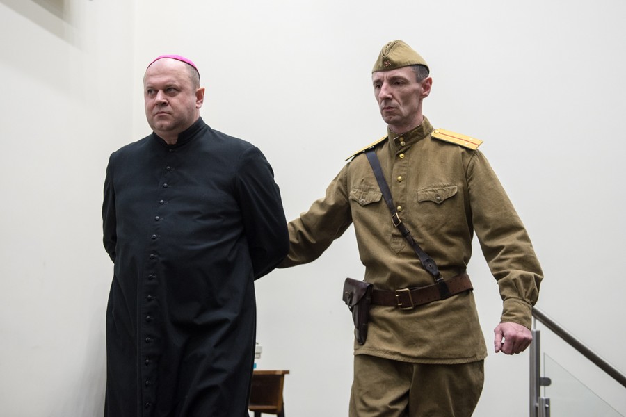 Dni Szelążkowe w Toruniu, inscenizacja teatralna, fot. Łukasz Piecyk dla UMWKP