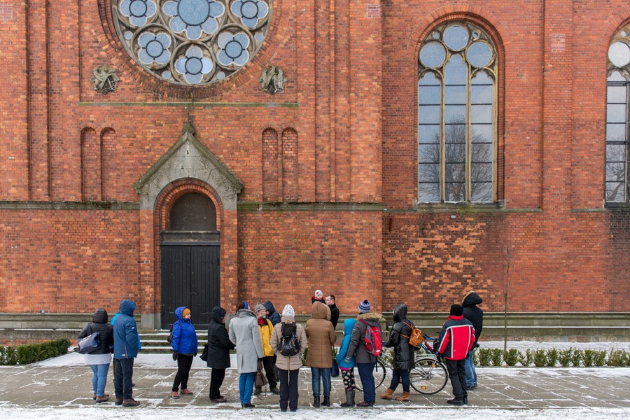 Zwiedzanie centrum Inowrocławia, fot. Łukasz Piecyk