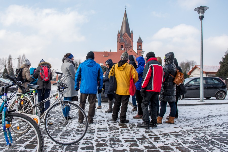 Zwiedzanie centrum Inowrocławia, fot. Łukasz Piecyk