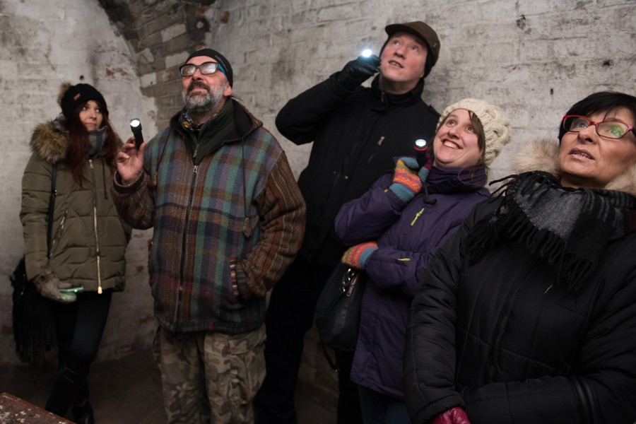 Zwiedzanie Fortu IV w Toruniu, fot. Łukasz Piecyk