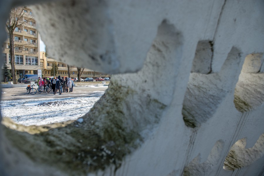 Zwiedzanie Parku Solankowego w Inowrocławiu, fot. Łukasz Piecyk