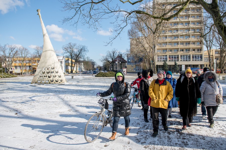 Zwiedzanie Parku Solankowego w Inowrocławiu, fot. Łukasz Piecyk