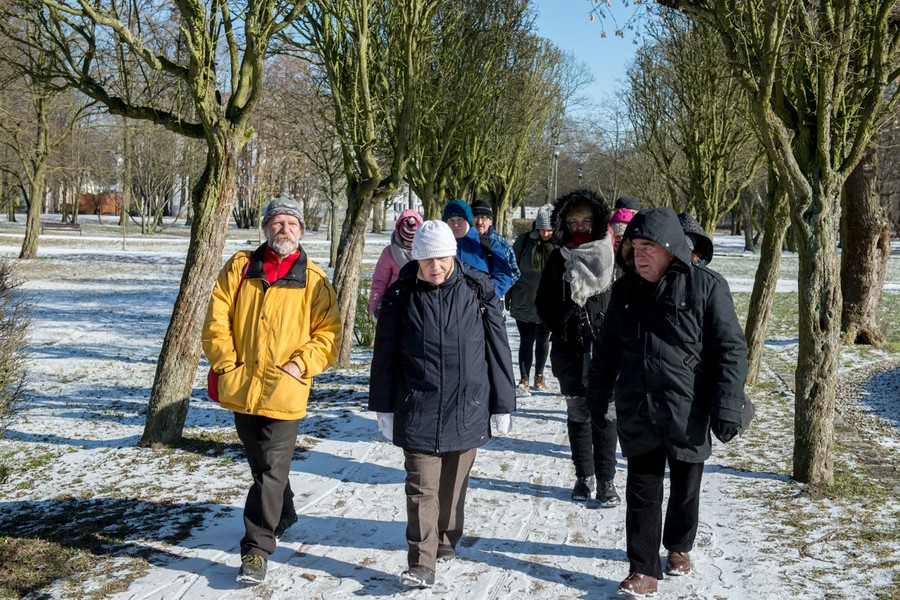 Zwiedzanie Parku Solankowego w Inowrocławiu, fot. Łukasz Piecyk