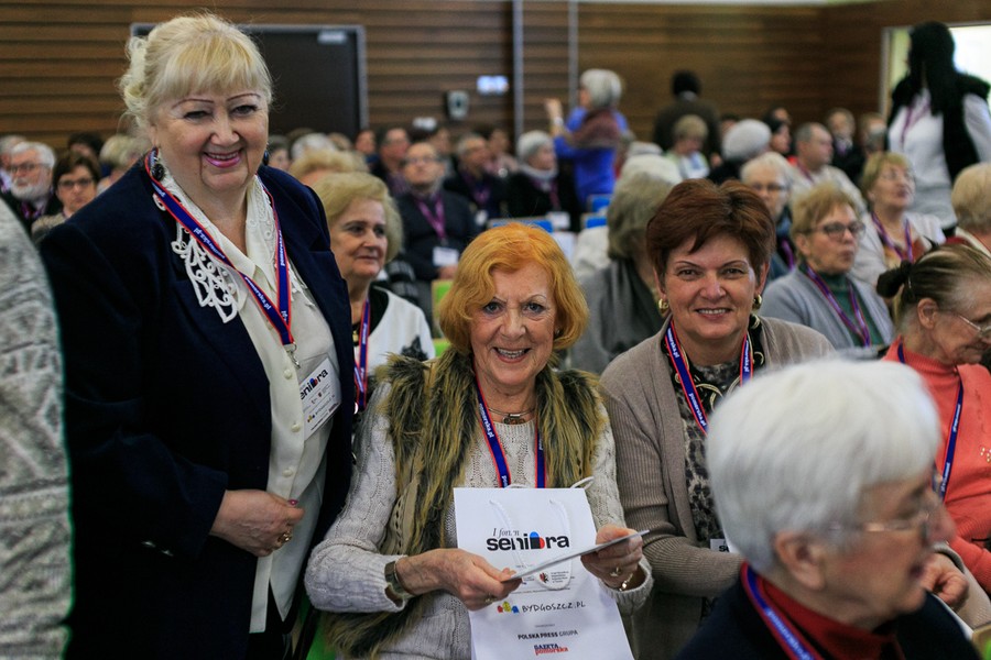 I Forum Seniora w Bydgoskim Centrum Targowo-Wystawienniczym, fot. Filip Kowalkowski