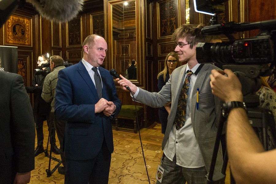 Uroczystości jubileuszowe I LO w Toruniu, fot. Szymon Zdziebło/tarantoga.pl