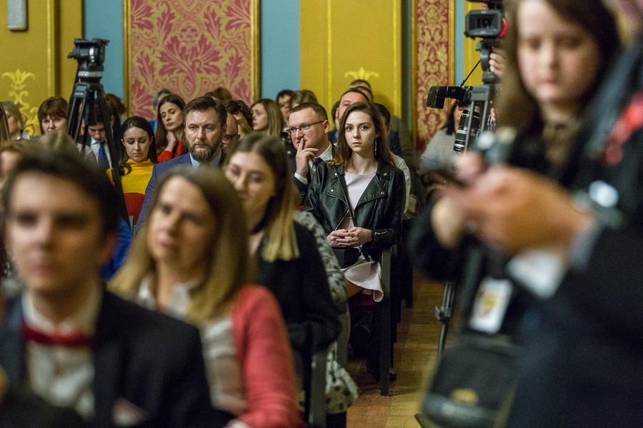 Uroczystości jubileuszowe I LO w Toruniu, fot. Szymon Zdziebło/tarantoga.pl
