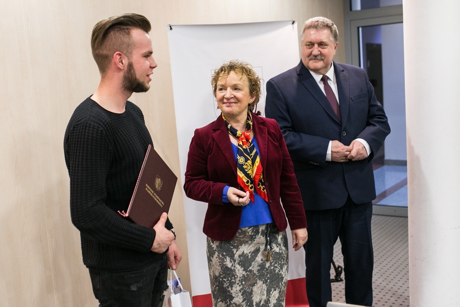 Spotkanie z uczestnikami Turnieju Budowlanego „Złota Kielnia” z naszego województwa, fot. Andrzej Goiński