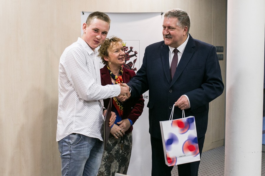 Spotkanie z uczestnikami Turnieju Budowlanego „Złota Kielnia” z naszego województwa, fot. Andrzej Goiński