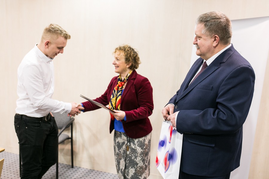 Spotkanie z uczestnikami Turnieju Budowlanego „Złota Kielnia” z naszego województwa, fot. Andrzej Goiński