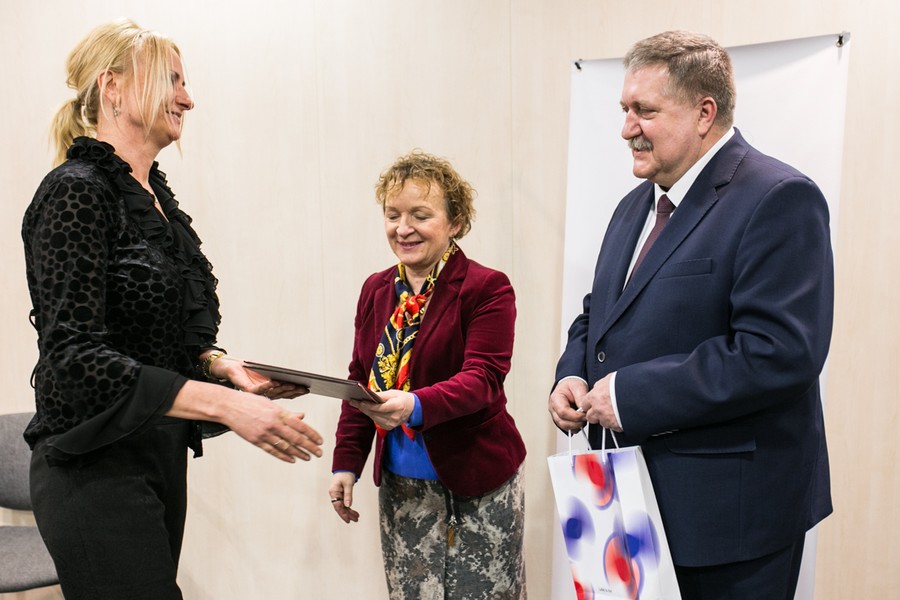 Spotkanie z uczestnikami Turnieju Budowlanego „Złota Kielnia” z naszego województwa, fot. Andrzej Goiński