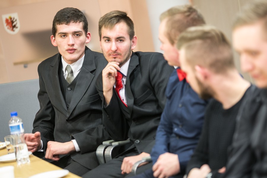 Spotkanie z uczestnikami Turnieju Budowlanego „Złota Kielnia” z naszego województwa, fot. Andrzej Goiński