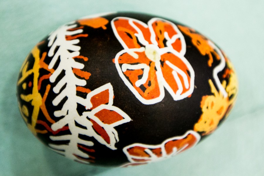 Warsztaty wielkanocne dla seniorów, fot. Andrzej Goiński