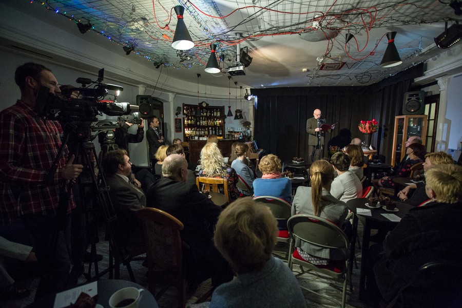 Spotkanie z okazji Międzynarodowego Dnia Teatru, fot. Szymon Zdziebło/Tarantoga.pl