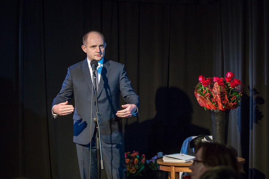 Spotkanie z okazji Międzynarodowego Dnia Teatru, fot. Szymon Zdziebło/Tarantoga.pl