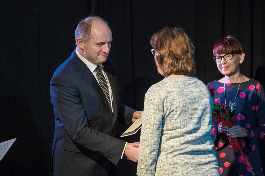 Spotkanie z okazji Międzynarodowego Dnia Teatru, fot. Szymon Zdziebło/Tarantoga.pl