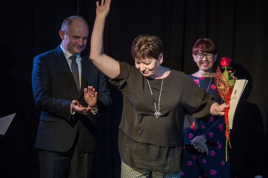 Spotkanie z okazji Międzynarodowego Dnia Teatru, fot. Szymon Zdziebło/Tarantoga.pl