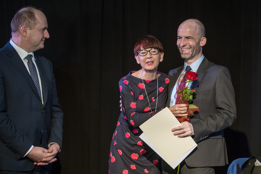 Spotkanie z okazji Międzynarodowego Dnia Teatru, fot. Szymon Zdziebło/Tarantoga.pl