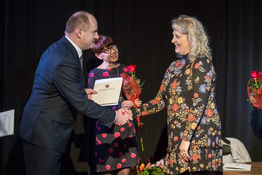 Spotkanie z okazji Międzynarodowego Dnia Teatru, fot. Szymon Zdziebło/Tarantoga.pl