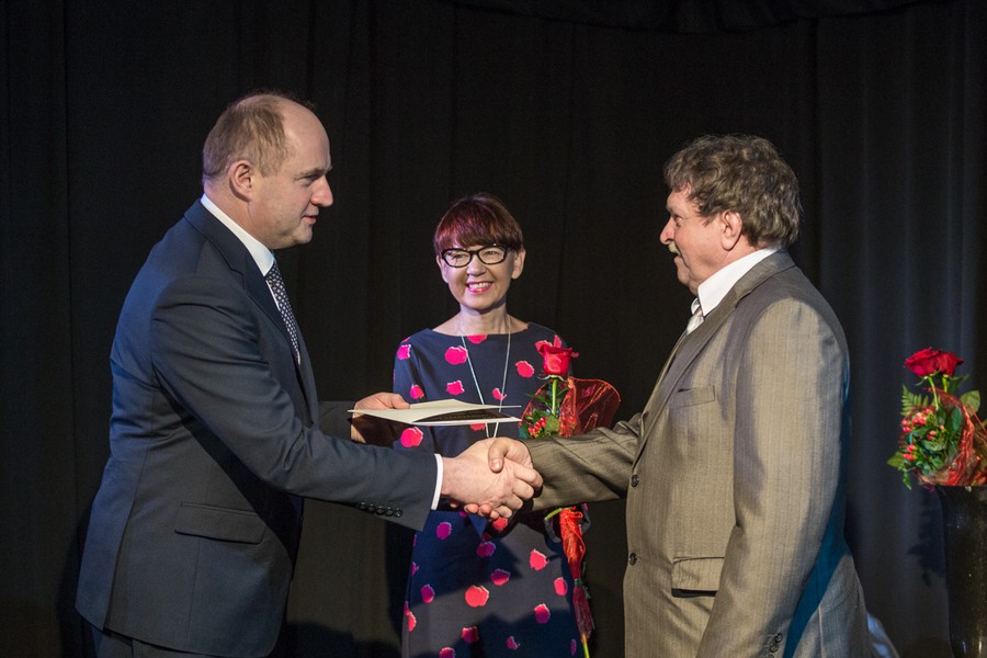 Spotkanie z okazji Międzynarodowego Dnia Teatru, fot. Szymon Zdziebło/Tarantoga.pl