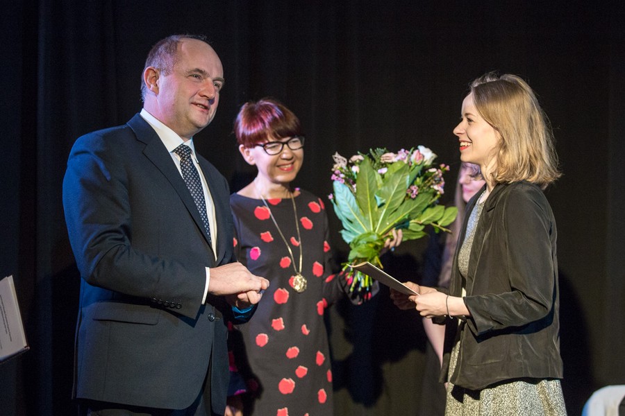 Spotkanie z okazji Międzynarodowego Dnia Teatru, fot. Szymon Zdziebło/Tarantoga.pl