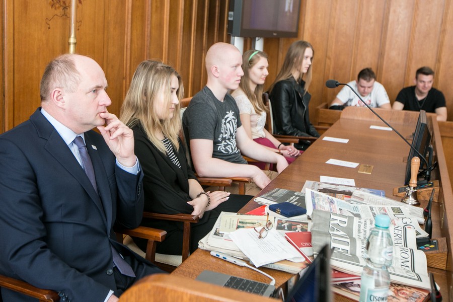 Prelekcja „Karol Wojtyła jako papież” w Urzędzie Marszałkowskim, fot. Andrzej Goiński