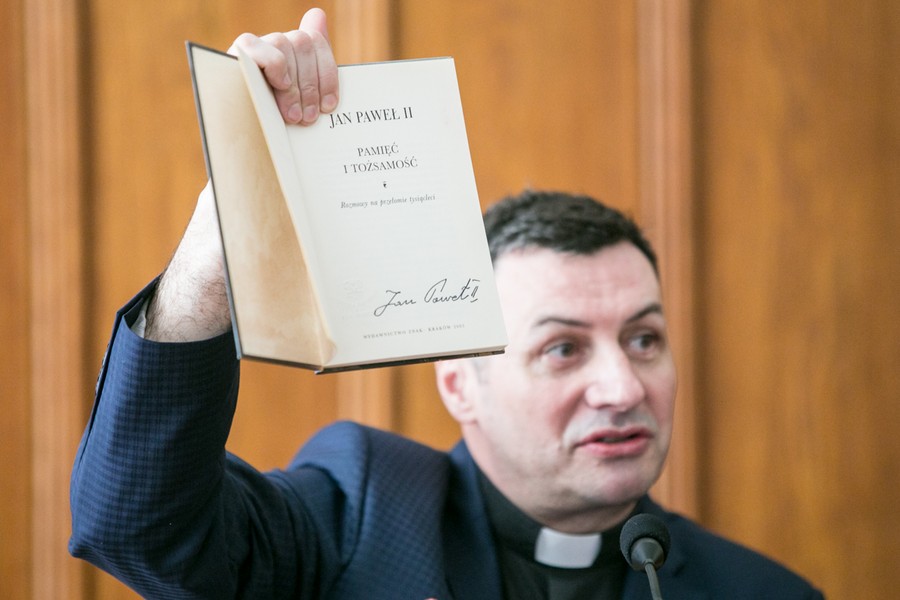 Prelekcja „Karol Wojtyła jako papież” w Urzędzie Marszałkowskim, fot. Andrzej Goiński