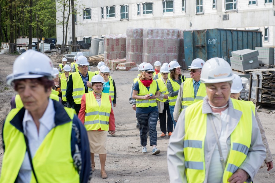 Dni otwarte na budowie nowego kompleksu Wojewódzkiego Szpitala Zespolonego w Toruniu, fot. Łukasz Piecyk