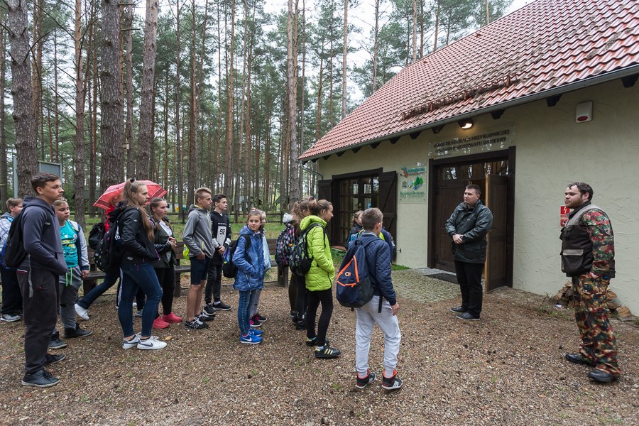 Wycieczka Szkoły Podstawowej w Sosnówce (pow. grudziądzki) do Tucholskiego Parku Krajobrazowego, fot. Filip Kowalkowski