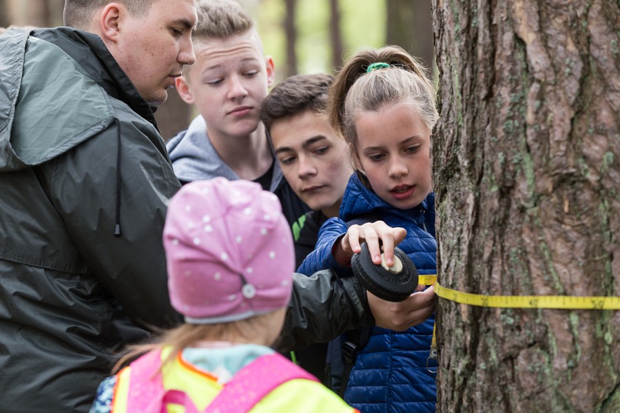 Wycieczka Szkoły Podstawowej w Sosnówce (pow. grudziądzki) do Tucholskiego Parku Krajobrazowego, fot. Filip Kowalkowski