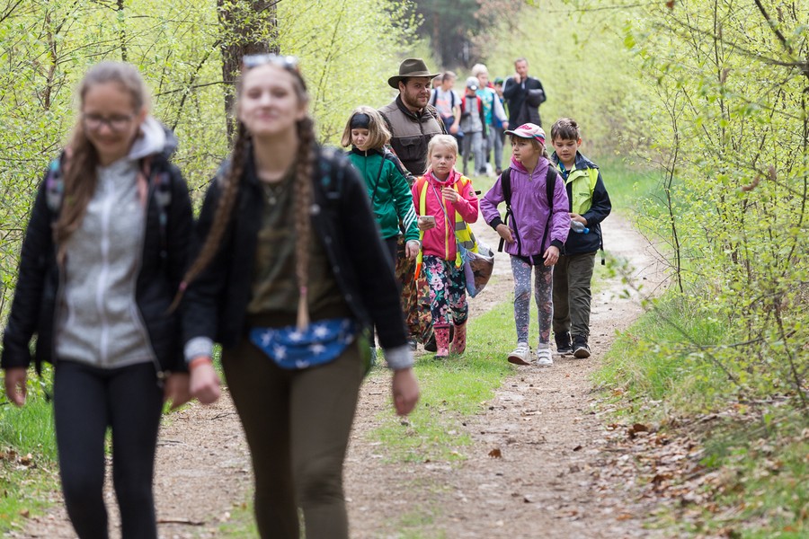 Wycieczka Szkoły Podstawowej w Sosnówce (pow. grudziądzki) do Tucholskiego Parku Krajobrazowego, fot. Filip Kowalkowski