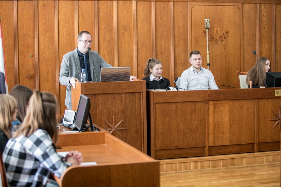 Prelekcja „Karol Wojtyła jako mistyk” w Urzędzie Marszałkowskim, fot. Andrzej Goiński