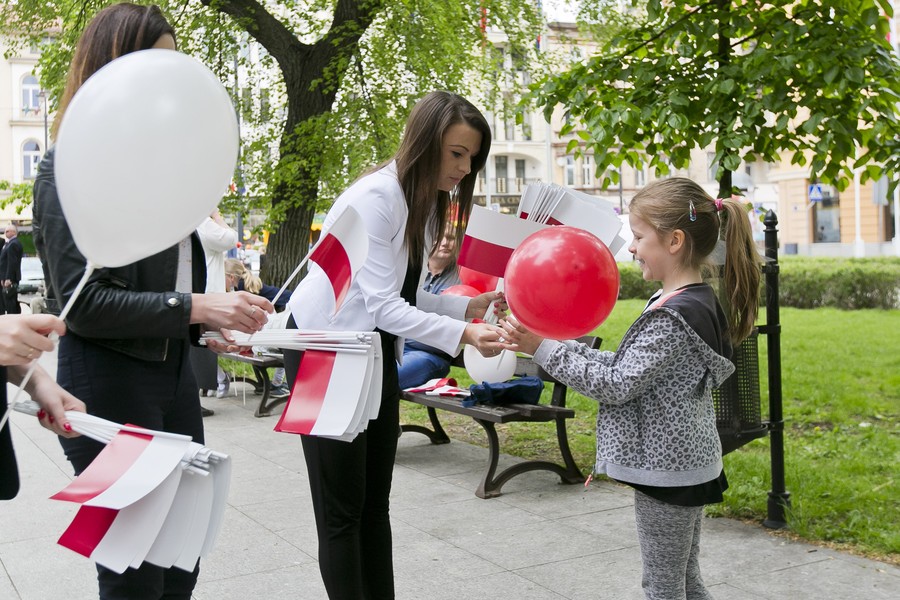 Obchody Święta Flagi w Bydgoszczy, fot. Jacek Nowacki/Urząd Wojewódzki