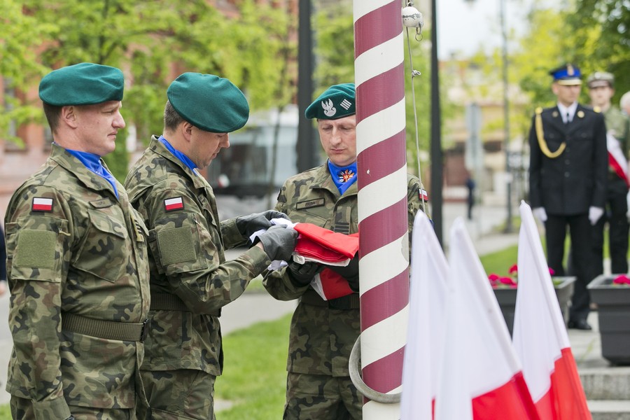 Obchody Święta Flagi w Bydgoszczy, fot. Jacek Nowacki/Urząd Wojewódzki