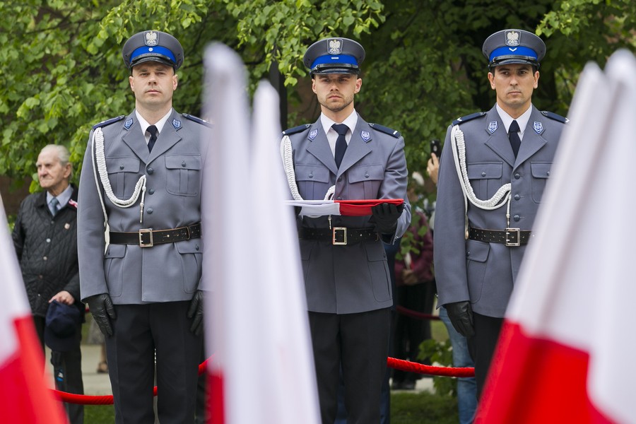Obchody Święta Flagi w Bydgoszczy, fot. Jacek Nowacki/Urząd Wojewódzki