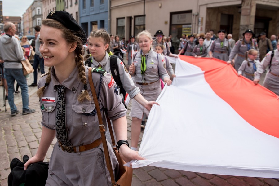 Święto Flagi w Toruniu, fot. Łukasz Piecyk
