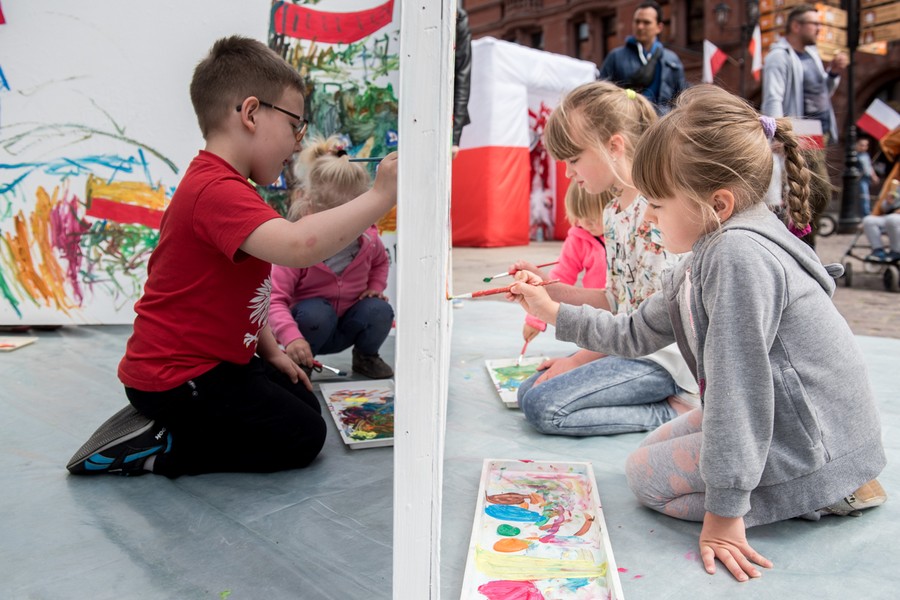 Święto Flagi w Toruniu, fot. Łukasz Piecyk