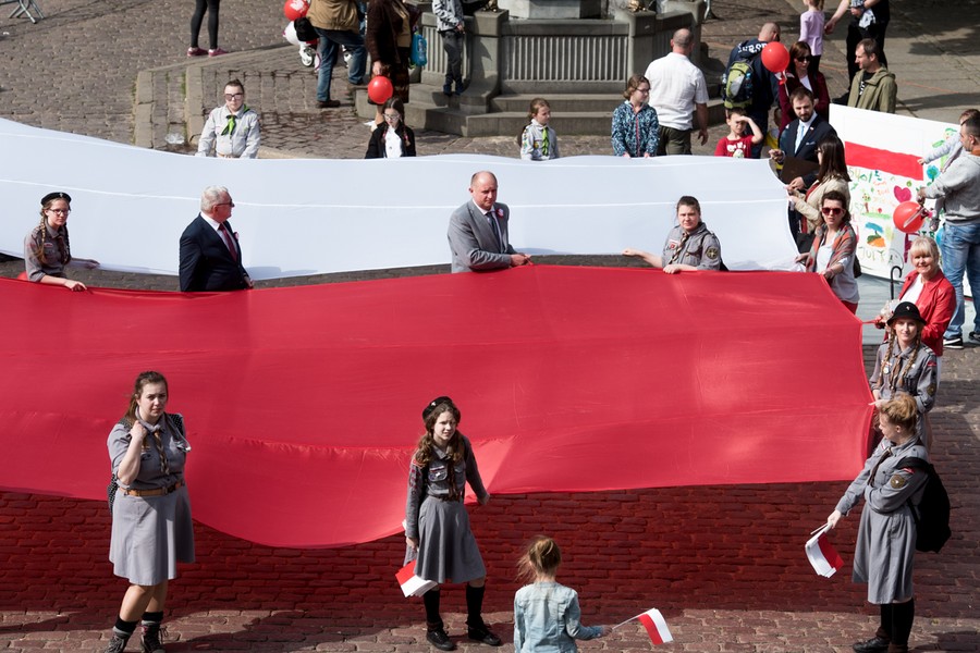 Święto Flagi w Toruniu, fot. Łukasz Piecyk