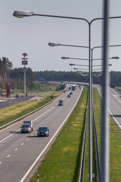 Autostrada A1 w ostatnią sobotę kwietnia, fot. Szymon Zdziebło/tarantoga.pl