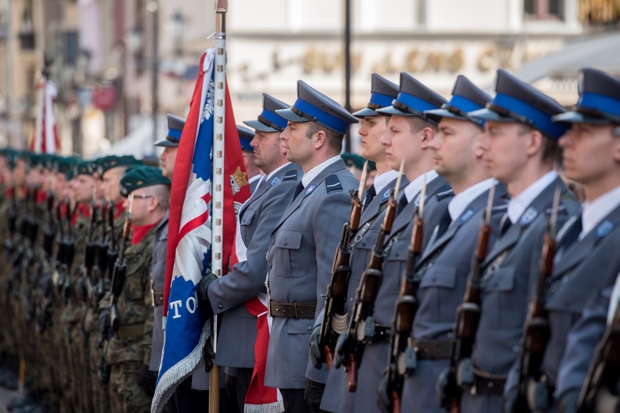 Obchody Święta Narodowego Trzeciego Maja w Toruniu, fot. Łukasz Piecyk