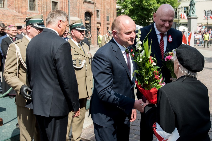 Obchody Święta Narodowego Trzeciego Maja w Toruniu, fot. Łukasz Piecyk