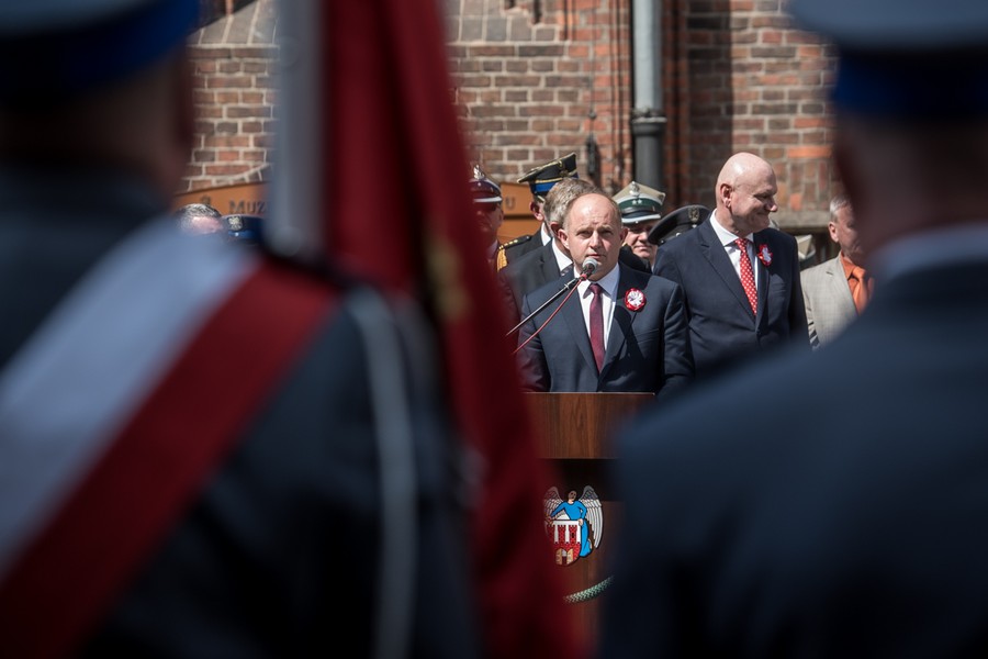 Obchody Święta Narodowego Trzeciego Maja w Toruniu, fot. Łukasz Piecyk