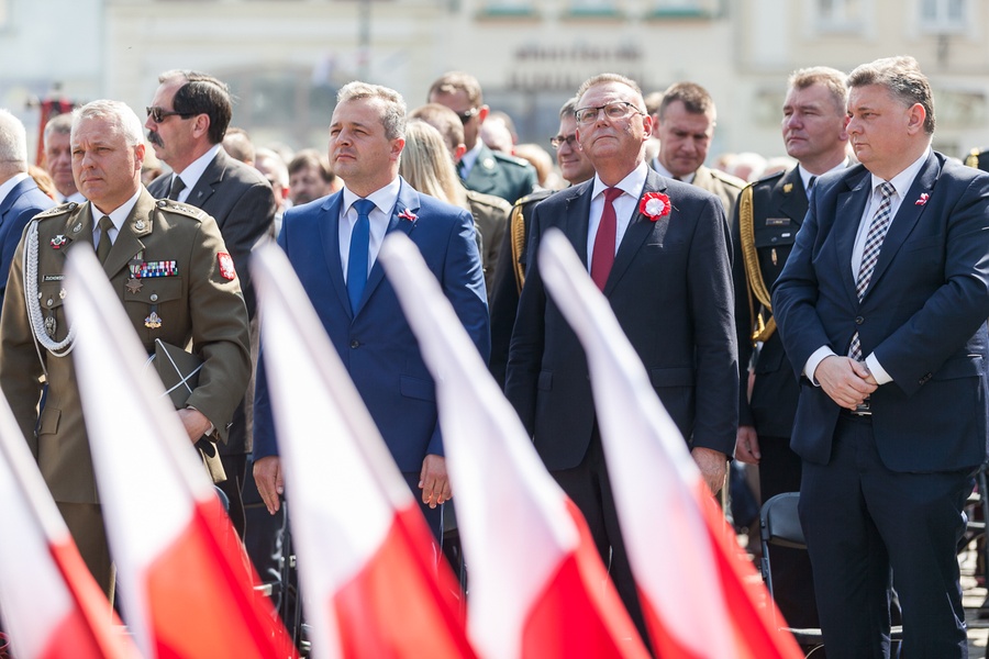 Obchody Święta Narodowego Trzeciego Maja w Bydgoszczy, fot. Filip Kowalkowski