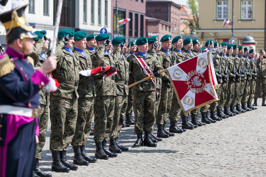 Obchody Święta Narodowego Trzeciego Maja w Bydgoszczy, fot. Filip Kowalkowski