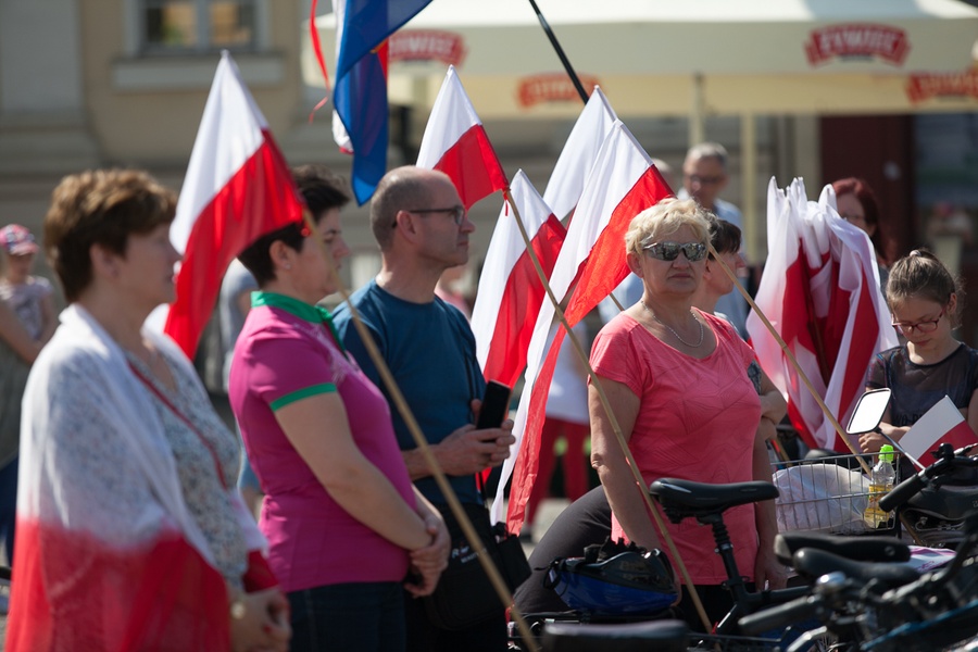 Obchody Święta Narodowego Trzeciego Maja w Bydgoszczy, fot. Filip Kowalkowski