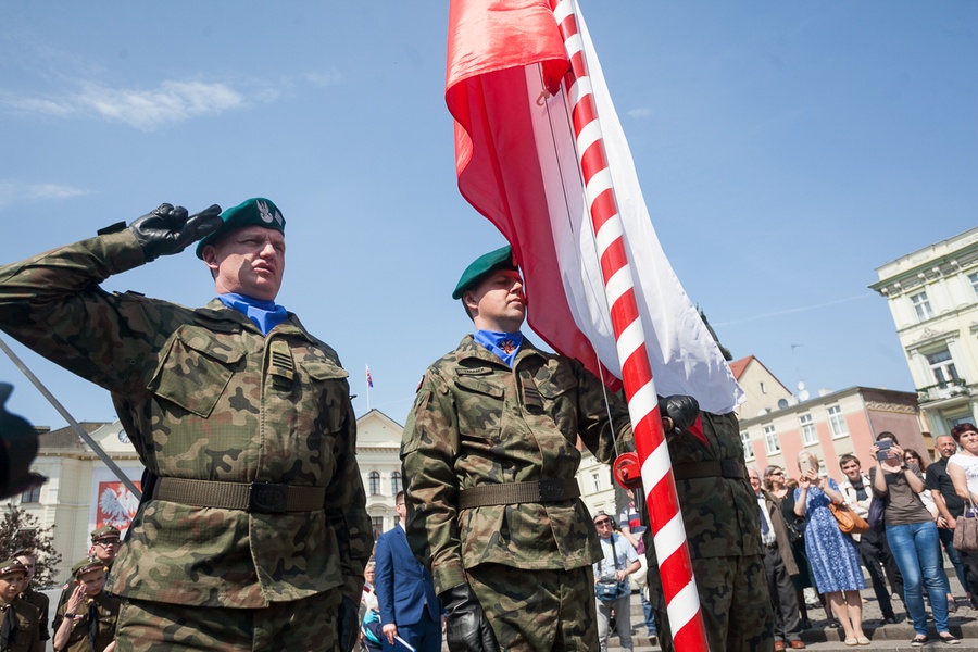 Obchody Święta Narodowego Trzeciego Maja w Bydgoszczy, fot. Filip Kowalkowski